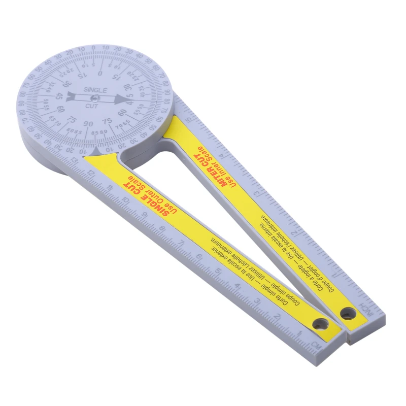 Woodworking Scale Mitre Saw Protractor Angle Level With Marking Pencil Carpenter Angle Finder Measuring Ruler Meter Gauge Tools
Woodworking Scale Mitre Saw Protractor Angle Level With Marking Pencil Carpenter Angle Finder Measuring Ruler Meter Gauge Tools
