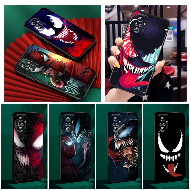 Venom Superhero Spiderman Phone Case For Xiaomi Redmi Note 11E 11S 11 11T 10 10S 9 9T 9S 8 8T Pro Plus 5G 7 5 Black FUndas
Venom Superhero Spiderman Phone Case For Xiaomi Redmi Note 11E 11S 11 11T 10 10S 9 9T 9S 8 8T Pro Plus 5G 7 5 Black FUndas
