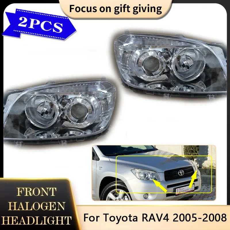 Для Toyota RAV4 2005 2006 2007 2008 ЕС передний бампер фара в сборе ходовая передняя аксессуары