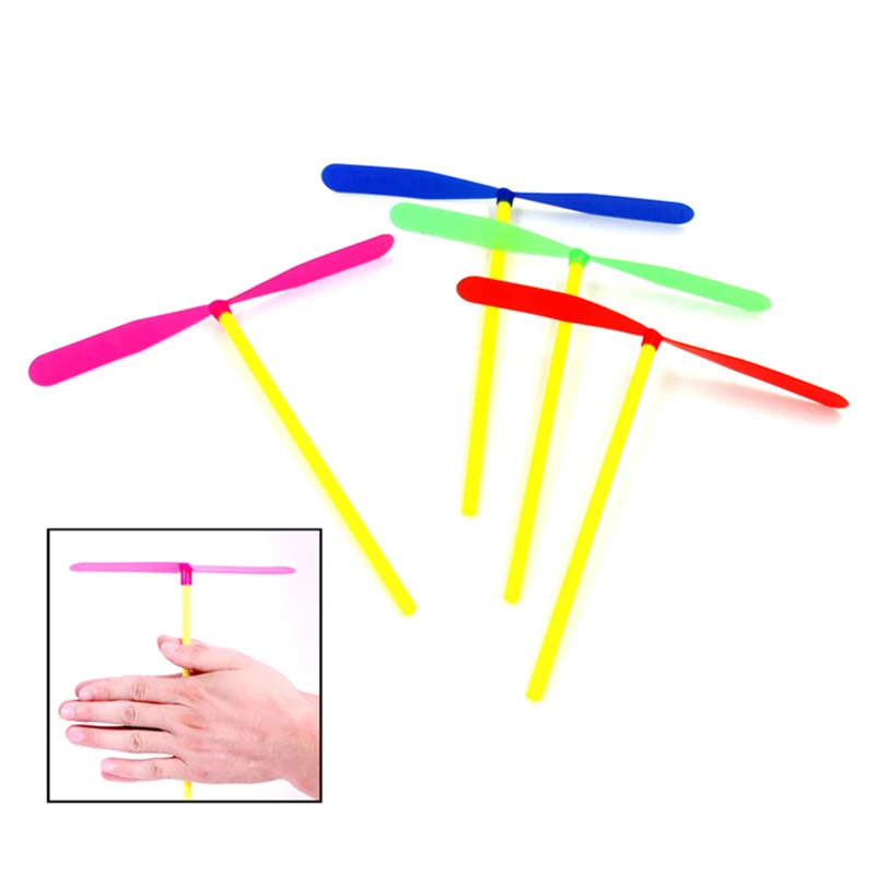 

10/20/30/40pcs Novelty Plastic Dragonfly Bamboo-Copter Multi-Colored Outdoor Toy For Birthday Party Favors Bag Fillers
