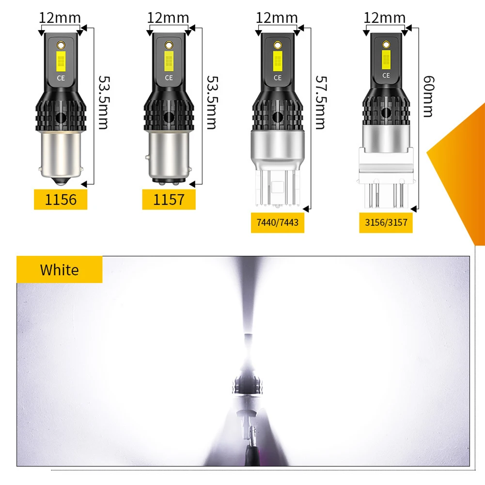 1 Pair 12V Car Led Signal Lamp Bulb 1156 1157 T25 T20 T15 3570 SMD1156 Car Turn Signal Brake Lights White Lamp Auto Accessories
1 Pair 12V Car Led Signal Lamp Bulb 1156 1157 T25 T20 T15 3570 SMD1156 Car Turn Signal Brake Lights White Lamp Auto Accessories