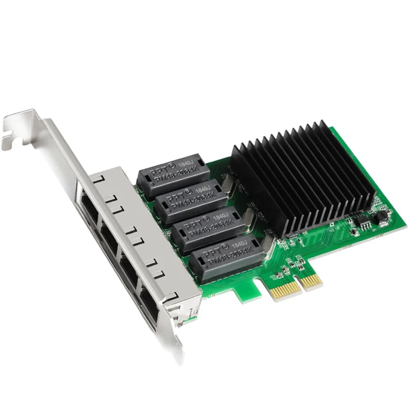 PCI-E 4-портовая гигабитная сетевая карта PCI-E RTL8111H чип 10/100 Мбит/с RJ45 LAN адаптер сетевой контроллер
PCI-E 4-портовая гигабитная сетевая карта PCI-E RTL8111H чип 10/100 Мбит/с RJ45 LAN адаптер сетевой контроллер