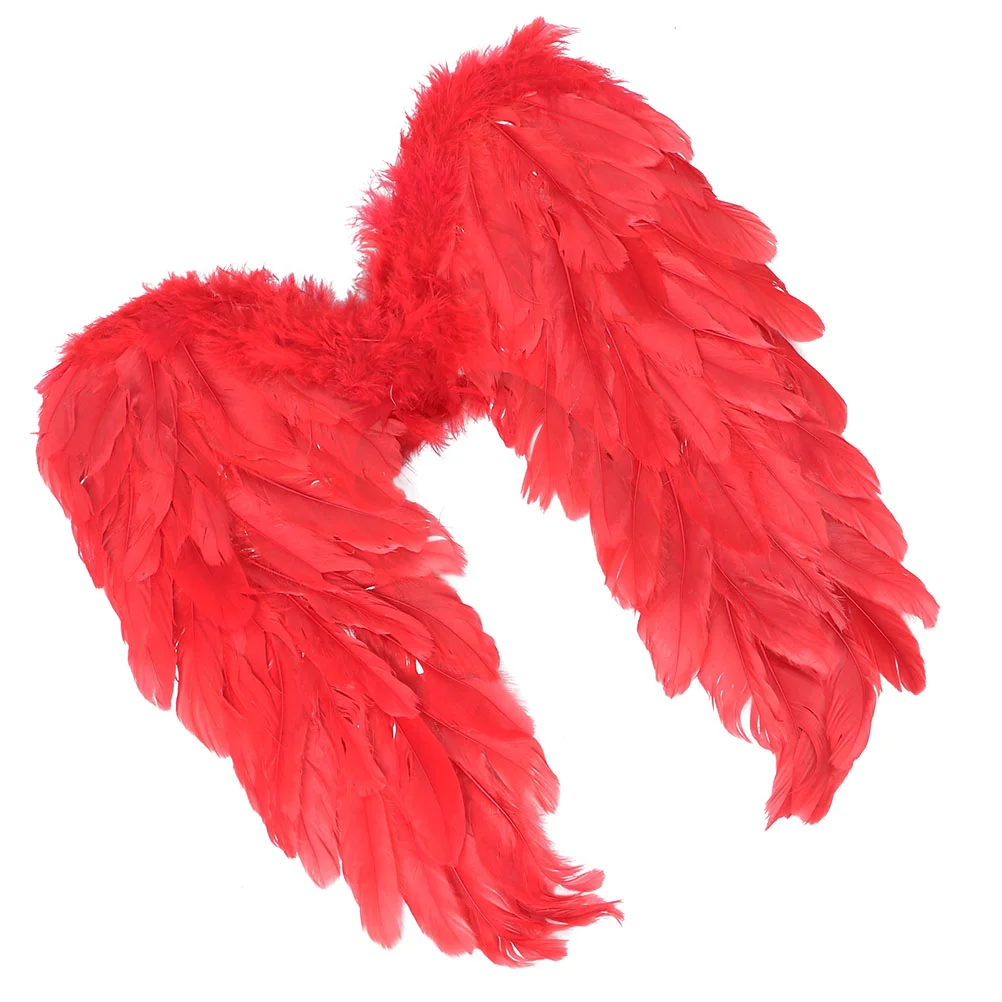 

Angel Wings Party Supply Cosplay Outfits Supplies Kids Girls Clothes Plume Wing-Shaped Decoration Animal Stage Prop