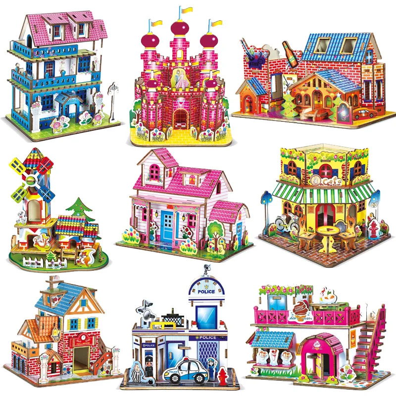 Лазерная резка Замок принцессы 3D стерео Деревянный пазл DIY игрушка подарок для детей
Лазерная резка Замок принцессы 3D стерео Деревянный пазл DIY игрушка подарок для детей