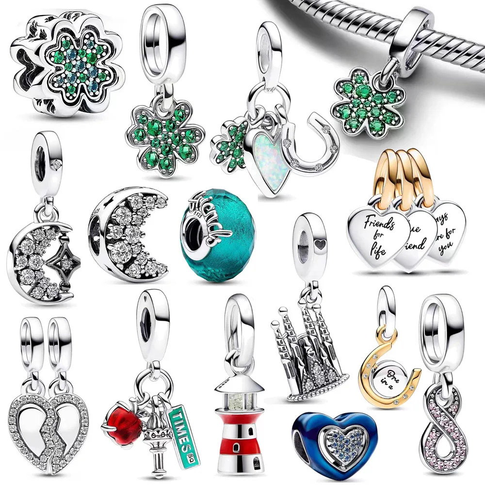 Новинка 2023, подвеска-Шарм в виде знака бесконечности, серебристого и синего цвета, блестящее сердце, маяк, оригинальный браслет Pandora
Новинка 2023, подвеска-Шарм в виде знака бесконечности, серебристого и синего цвета, блестящее сердце, маяк, оригинальный браслет Pandora