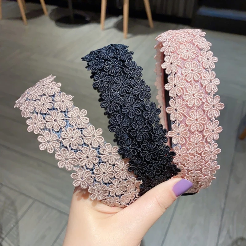 Wide Brim Embroidery Headbands for Woman Headbands with Flower Pattern Headband for Girls Washing Face Drop Shipping 
Wide Brim Embroidery Headbands for Woman Headbands with Flower Pattern Headband for Girls Washing Face Drop Shipping