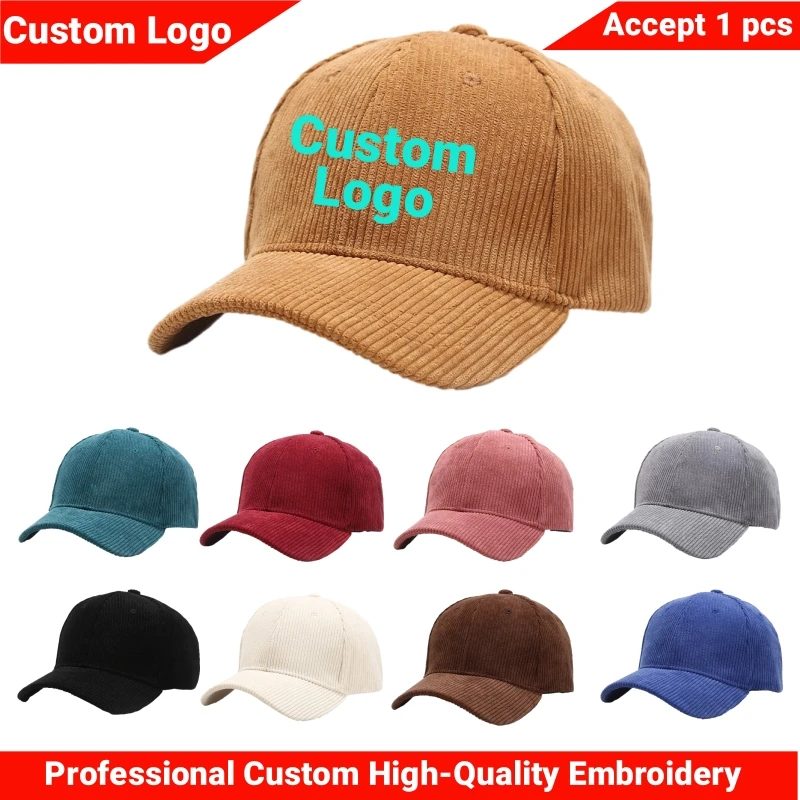 Custom Baseball Cap Vintage 100% Corduroy Dad Hat Designer Men Women Snapback Cap High Quality Hip Hop Baseball Caps Custom Logo
Custom Baseball Cap Vintage 100% Corduroy Dad Hat Designer Men Women Snapback Cap High Quality Hip Hop Baseball Caps Custom Logo