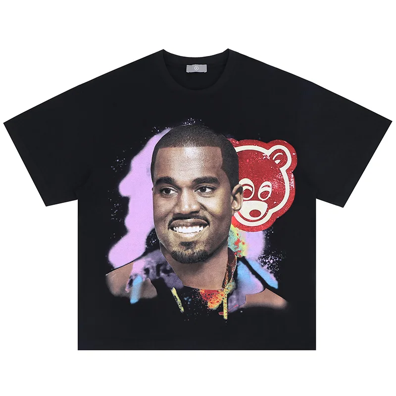 2023 Spring Summer Kanye New Print Short Sleeve T-shirt Fashion Brand Hip Hop Rap Singer Cubs
2023 Spring Summer Kanye New Print Short Sleeve T-shirt Fashion Brand Hip Hop Rap Singer Cubs