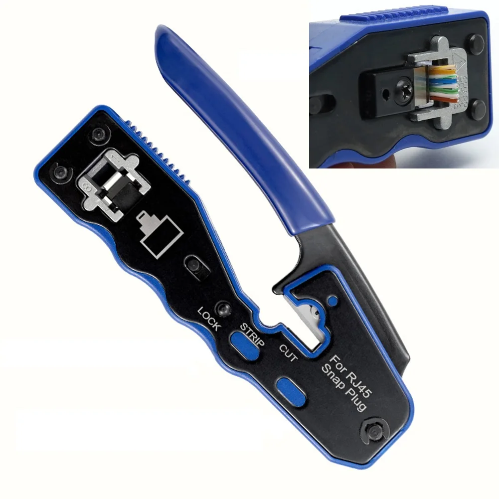 Network Crimper Crimping Tools Stripper Cuting Ethernet Cable Multi-function Crimper For CAT6/5e Connectors Crimper Network Tool
Network Crimper Crimping Tools Stripper Cuting Ethernet Cable Multi-function Crimper For CAT6/5e Connectors Crimper Network Tool