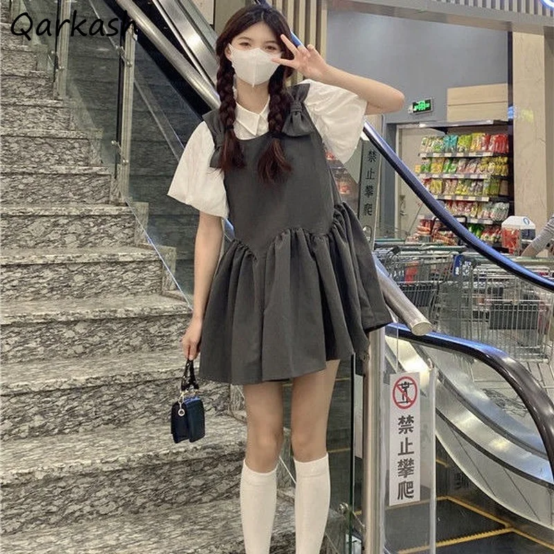 Sets Women College Folds Young Summer Mujer Ins Daily Chic Korean Fashion Simple Hot Sale Elegant Kawaii Solid A-line Retro New
Sets Women College Folds Young Summer Mujer Ins Daily Chic Korean Fashion Simple Hot Sale Elegant Kawaii Solid A-line Retro New