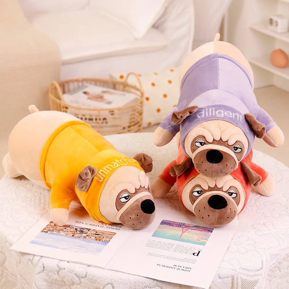 50/70/90cm Simulation Bulldog Dog Plush Pillow Toys Cute Stuffed Animals Puppy with Clothes Soft Plushies Sleeping PillowCushion
50/70/90cm Simulation Bulldog Dog Plush Pillow Toys Cute Stuffed Animals Puppy with Clothes Soft Plushies Sleeping PillowCushion