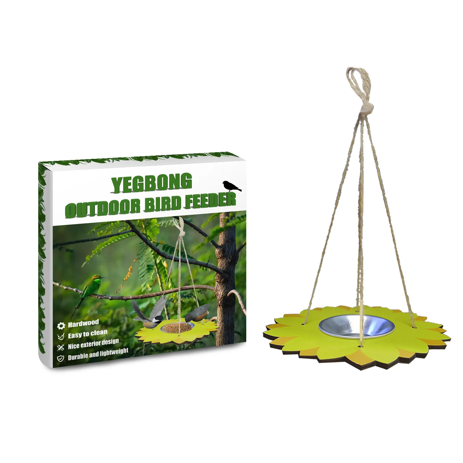 Outdoor Bird Feeder Garden Hanging Decoration Hanging Wildlife Birds Finch Sparrow Robin Squirrel Pet Feeding Tools Sunflower
Outdoor Bird Feeder Garden Hanging Decoration Hanging Wildlife Birds Finch Sparrow Robin Squirrel Pet Feeding Tools Sunflower