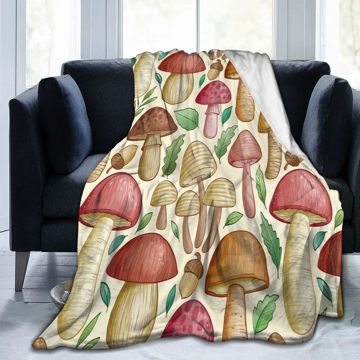 Soft Warm Flannel Blanket Hand Drawn Mushroom Travel Portable Winter Throw Thin Bed Sofa Blanket
Soft Warm Flannel Blanket Hand Drawn Mushroom Travel Portable Winter Throw Thin Bed Sofa Blanket