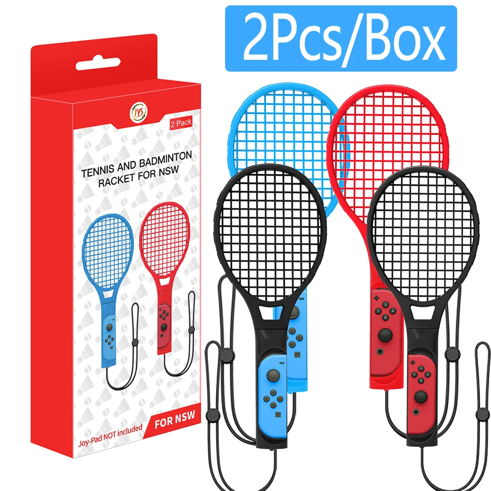 2pcs Sport Tennis Racket for Nintendo Switch Controller Gamepad Joystick Mini Game Peripherals Game Accessories for NS OLED
2pcs Sport Tennis Racket for Nintendo Switch Controller Gamepad Joystick Mini Game Peripherals Game Accessories for NS OLED