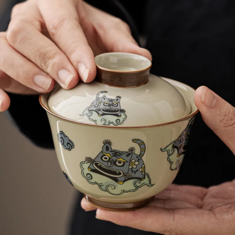 150 мл керамическая Чайная Кружка со знаком зодиака, чаша, чайница, Gaiwan, бытовая чайная чашка, блюдце
150 мл керамическая Чайная Кружка со знаком зодиака, чаша, чайница, Gaiwan, бытовая чайная чашка, блюдце