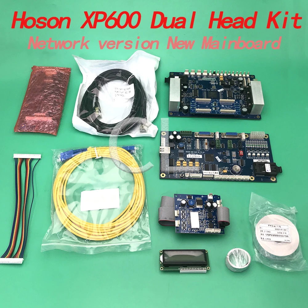 

Hoson Board kit двойная головка для Epson XP600/4720/I3200 для эко-растворителя/на водной основе/УФ-принтера, комплект пластин, сетевая версия