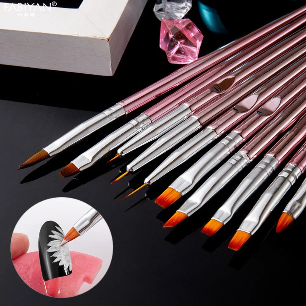 HEALLOR 10 Size Manicure Tool Nail Brush Acrylic Manicure Brush UV Gel Line Nail Art Brush Painting Brush
HEALLOR 10 Size Manicure Tool Nail Brush Acrylic Manicure Brush UV Gel Line Nail Art Brush Painting Brush