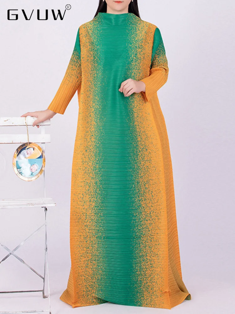 GVUW Pleated Print Dresses Women 2023 Autumn New Color Contrast O-Neck Elegant Party Long Sleeve Loose Women Clothes 17G1077
GVUW Pleated Print Dresses Women 2023 Autumn New Color Contrast O-Neck Elegant Party Long Sleeve Loose Women Clothes 17G1077