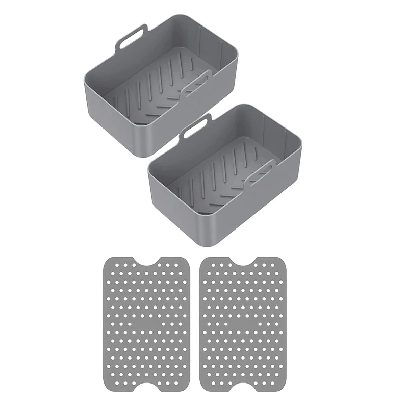 Силиконовый Набор для фритюрницы, антипригарная силиконовая корзина для фритюрницы 
Силиконовый Набор для фритюрницы, антипригарная силиконовая корзина для фритюрницы