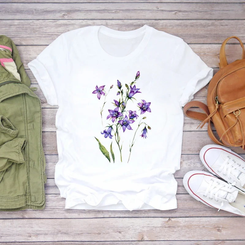 Casual O-neck T-shirt Top Women's Floral Fashion T-shirt Summer Women's T-shirt Women's Short Sleeve Casual Pattern T-shirt.
Casual O-neck T-shirt Top Women's Floral Fashion T-shirt Summer Women's T-shirt Women's Short Sleeve Casual Pattern T-shirt.