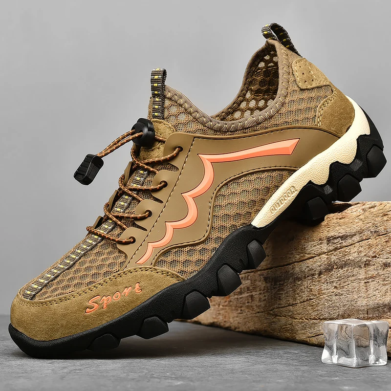 Men's Shoes Summer Mesh Sports Casual Footwear Sandals Hollow Out Wading Mountaineering Elastic Band Hiking Outdoor Sneakers 
Men's Shoes Summer Mesh Sports Casual Footwear Sandals Hollow Out Wading Mountaineering Elastic Band Hiking Outdoor Sneakers