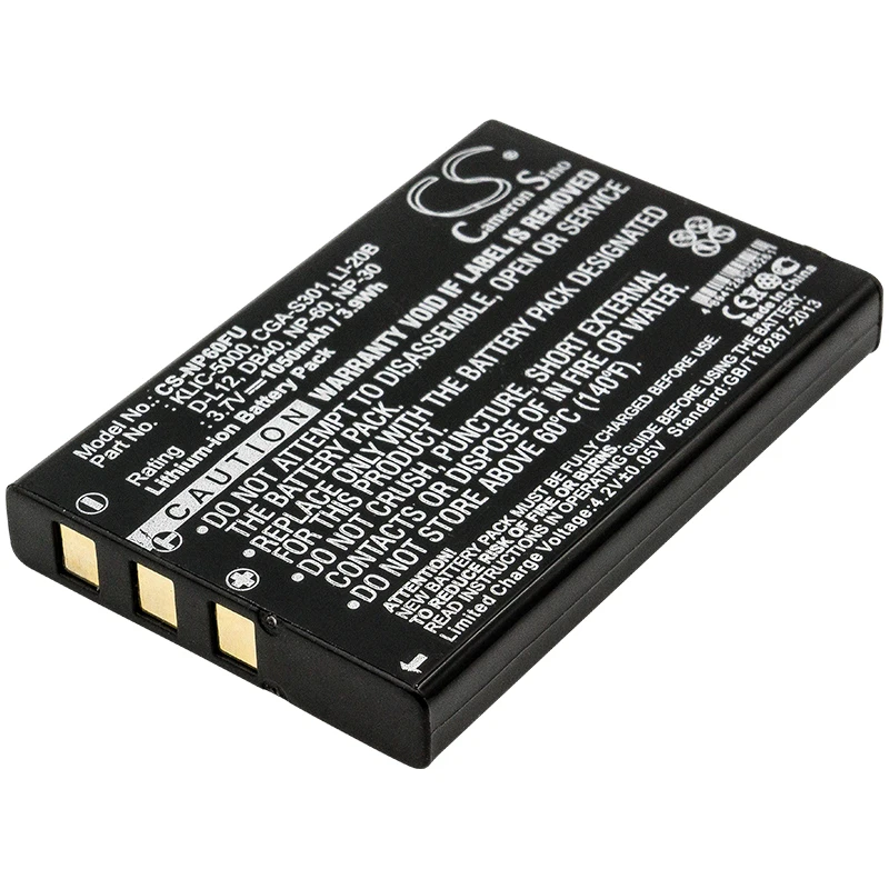 Cameron Sino Camera Replacement Li-ion Battery 1050mAh For RICOH HDDV-2600Blk, HDDV-3 Free Tools
Cameron Sino Camera Replacement Li-ion Battery 1050mAh For RICOH HDDV-2600Blk, HDDV-3 Free Tools