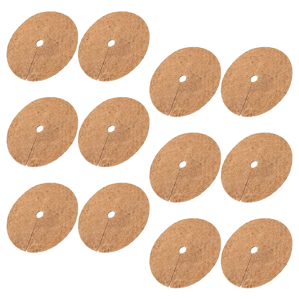 12 Pcs Flower Pot Coir Mat Round Planter Tree Watering Ring Mulch Coir Crafts Pads Coconut Fiber Coir Cover
12 Pcs Flower Pot Coir Mat Round Planter Tree Watering Ring Mulch Coir Crafts Pads Coconut Fiber Coir Cover