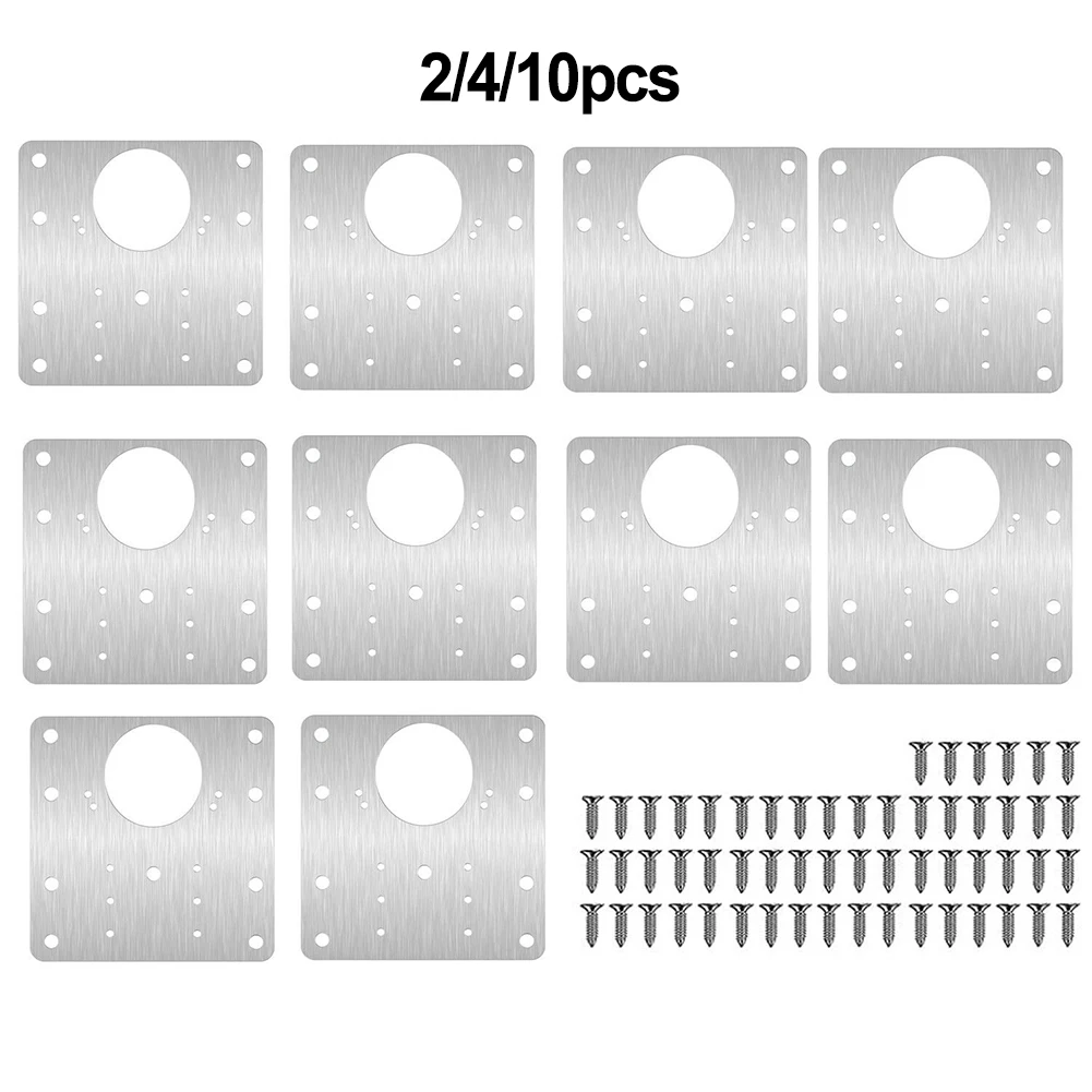 2/4/10pcs 9*9cm Stainless Steel Hinge Plate Home Hinge Fixing Plate For Cabinet Door Drawer Household Hardware Accessories
2/4/10pcs 9*9cm Stainless Steel Hinge Plate Home Hinge Fixing Plate For Cabinet Door Drawer Household Hardware Accessories