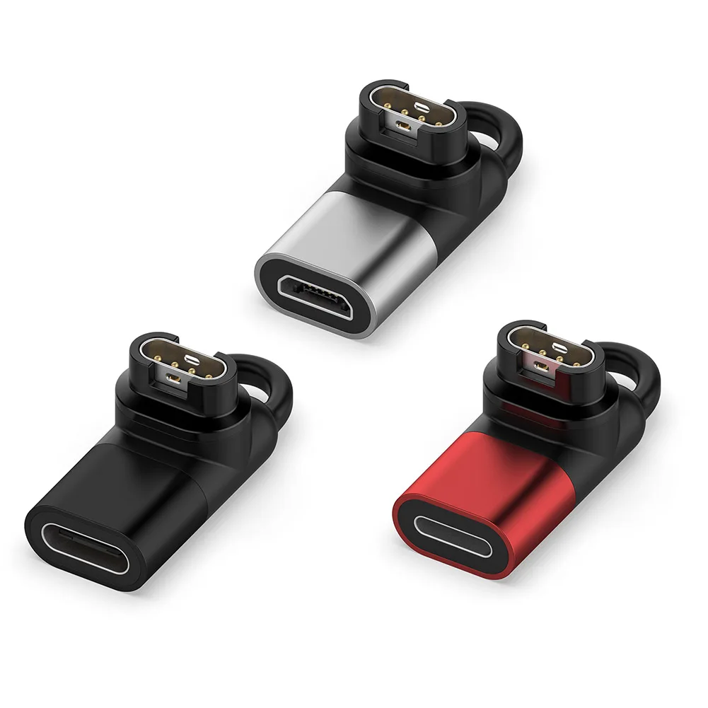 Type C/Micro/ios USB Female to 4pin Charger Adapter for Garmin Fenix 5/6/7 instinct 2S Venu 2 plus EPIX Watch Charging Converter
Type C/Micro/ios USB Female to 4pin Charger Adapter for Garmin Fenix 5/6/7 instinct 2S Venu 2 plus EPIX Watch Charging Converter