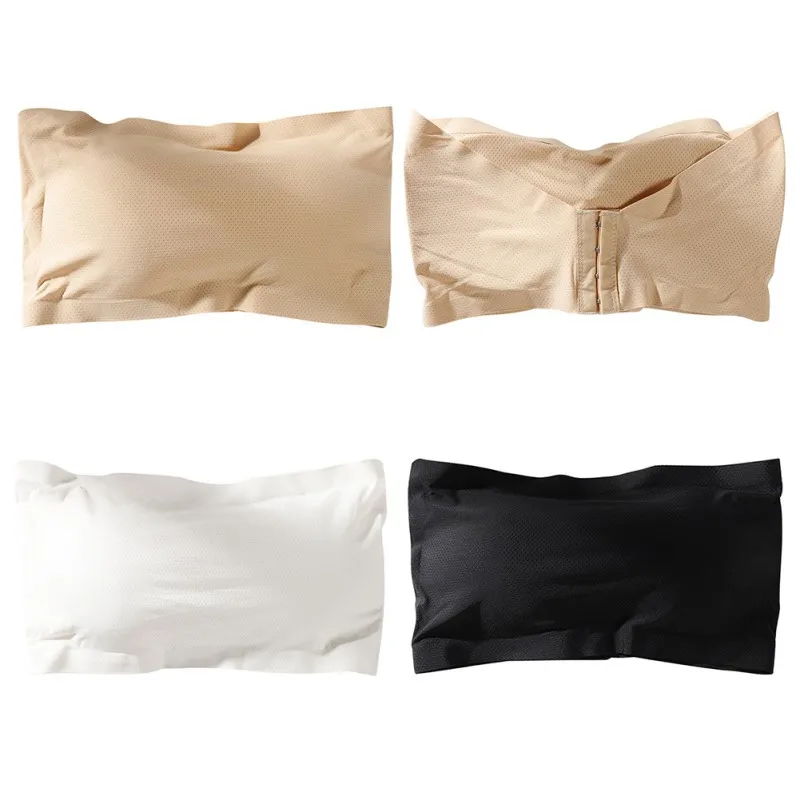 One Piece Seamless Tube Tops Women Invisible Bra Intimates Strapless Bustier Bandeau Breathable Wrapped Chest Underwear
One Piece Seamless Tube Tops Women Invisible Bra Intimates Strapless Bustier Bandeau Breathable Wrapped Chest Underwear
