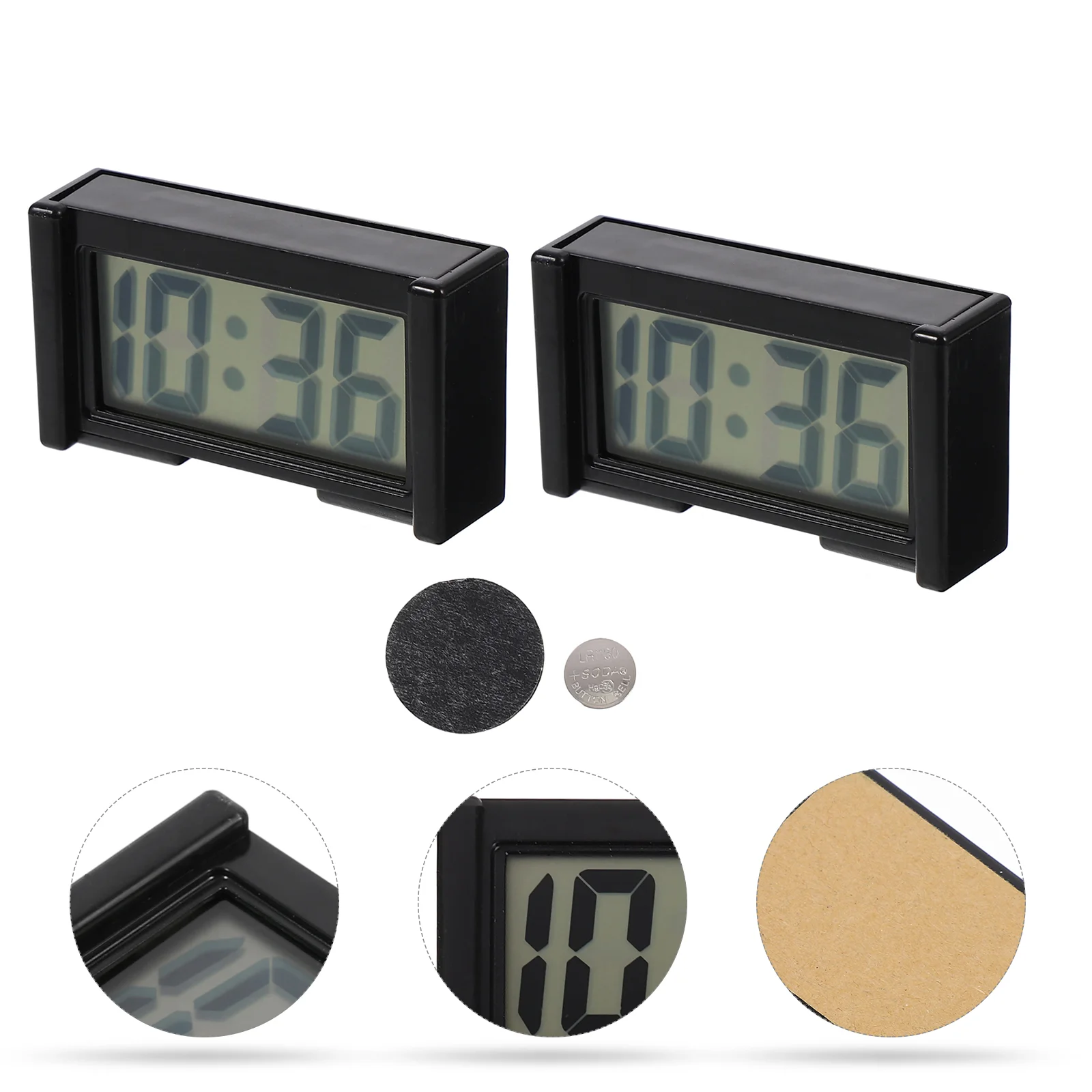 2 Sets Car Electronic Watch Vent Clocks Mini Dash Automatic Digital Plastic Adhesive Child
2 Sets Car Electronic Watch Vent Clocks Mini Dash Automatic Digital Plastic Adhesive Child