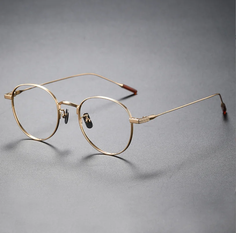 

Ультралегкие очки в титановой оправе для мужчин и женщин, винтажные оптические аксессуары со сменными линзами по рецепту в стиле ретро