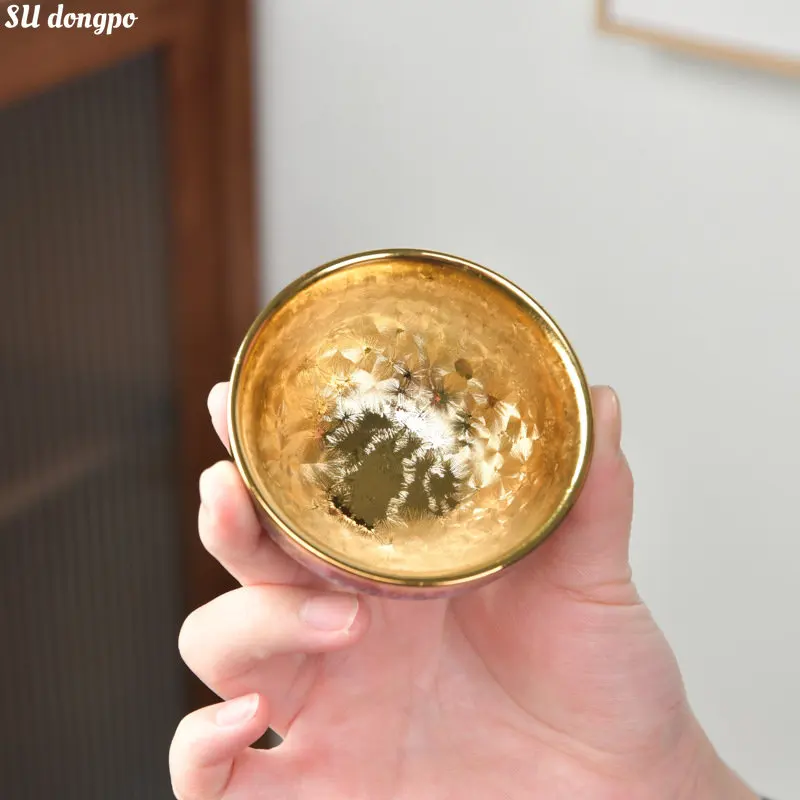 Multicolor Gilding Tea Cup Ceramic Teacup Jianzhan Single Tea Bowl Kiln Transmutation Master Cup Chinese Exquisite Tea Set
Multicolor Gilding Tea Cup Ceramic Teacup Jianzhan Single Tea Bowl Kiln Transmutation Master Cup Chinese Exquisite Tea Set