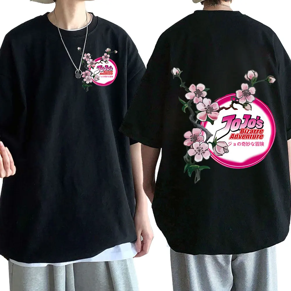 Fashion Anime Jojo Bizarre Adventure Graphic Logo T Shirt Men Women Summer T-shirts Unisex Manga Tops Cotton Oversized Tee Shirt
Fashion Anime Jojo Bizarre Adventure Graphic Logo T Shirt Men Women Summer T-shirts Unisex Manga Tops Cotton Oversized Tee Shirt