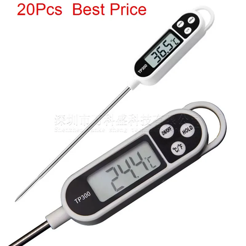 Цифровой пищевой термометр TP300, беспроводной кухонный измеритель температуры для мяса, приготовления барбекю, 20 шт./лот 
Цифровой пищевой термометр TP300, беспроводной кухонный измеритель температуры для мяса, приготовления барбекю, 20 шт./лот