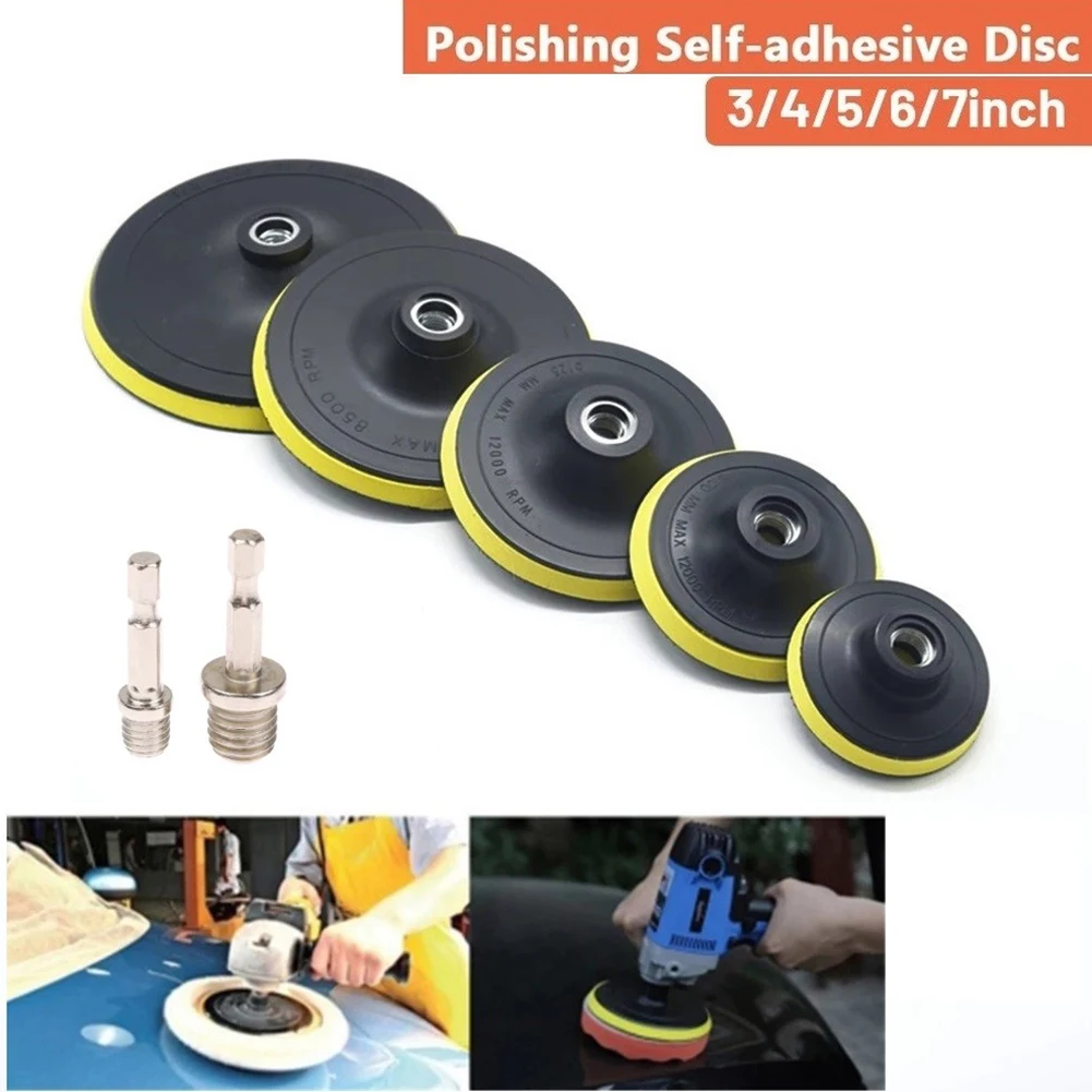 3-7 Inch Self-adhesive Backing Pad Polishing Plate With 10/14mm Drilling Adapter Angle Grinder Polisher Bonnet Abrasive Tools
3-7 Inch Self-adhesive Backing Pad Polishing Plate With 10/14mm Drilling Adapter Angle Grinder Polisher Bonnet Abrasive Tools
