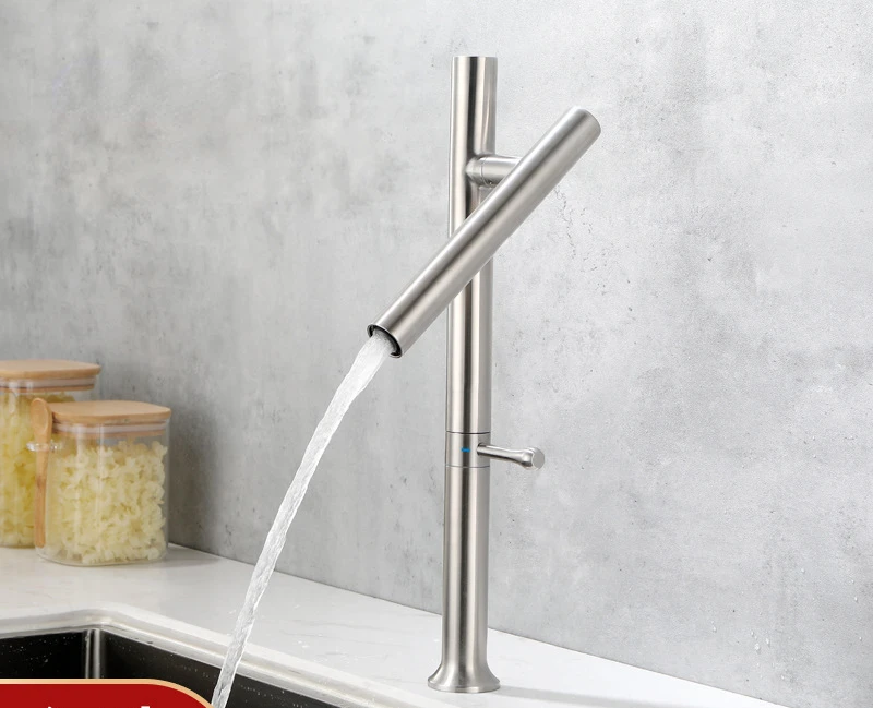 Modern Simple 304 Stainless Steel Vegetable Washing Basin Faucet Ceramic Plate Valve Core Kitchen Drawing Faucet
Modern Simple 304 Stainless Steel Vegetable Washing Basin Faucet Ceramic Plate Valve Core Kitchen Drawing Faucet