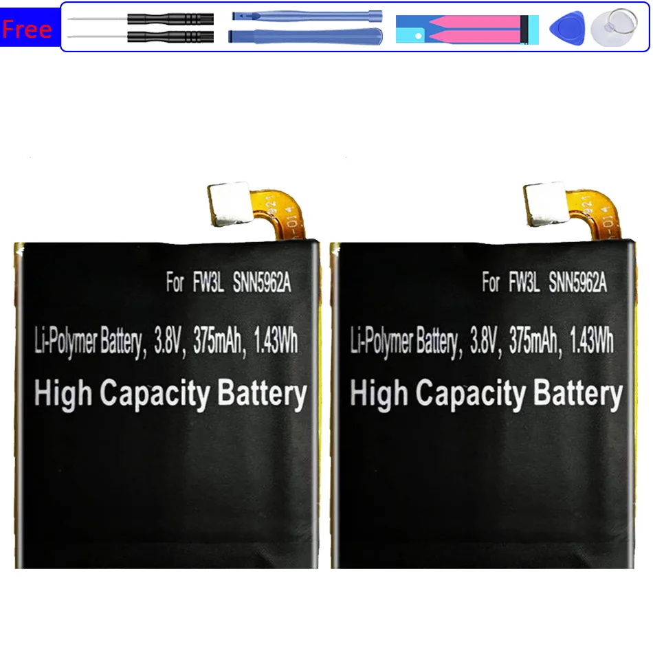 Watch Battery FW3L FW3S for Motorola moto 360 2nd 46mm SNN5962A/for Moto 360 2nd 42mm Watch Bateira
Watch Battery FW3L FW3S for Motorola moto 360 2nd 46mm SNN5962A/for Moto 360 2nd 42mm Watch Bateira