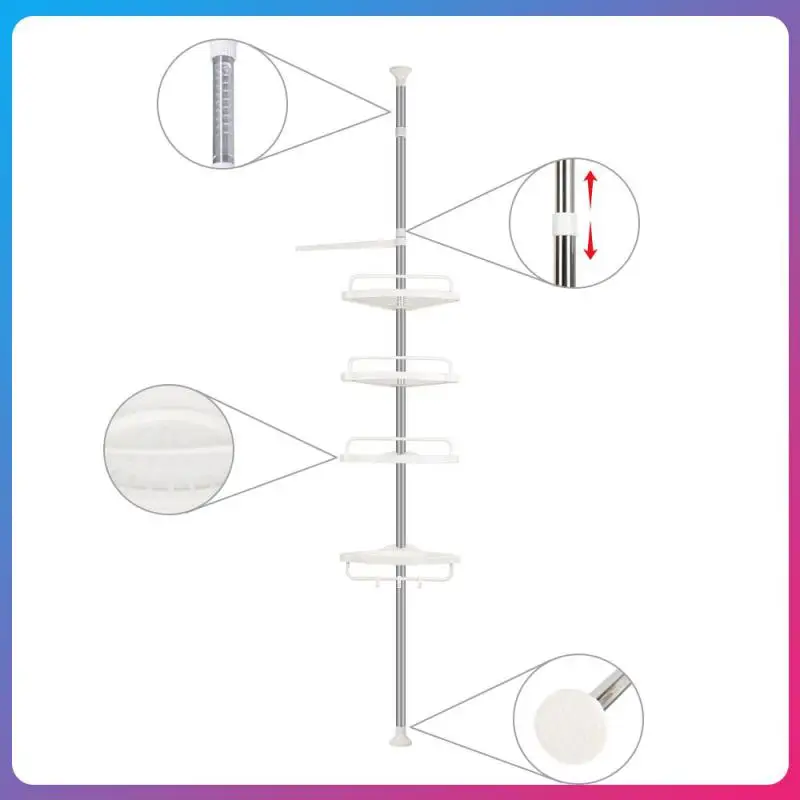 Bathroom Storage Holders Rack 4-layer Triangle Organization Racks Installation-free Stainless Steel Bathroom Shelf Fixture HWC
Bathroom Storage Holders Rack 4-layer Triangle Organization Racks Installation-free Stainless Steel Bathroom Shelf Fixture HWC