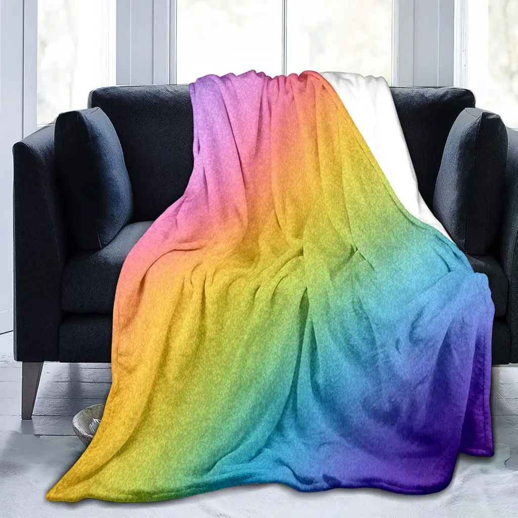 Rainbow Flannel Throw Blanket Colourful Line Pattern King Queen Full Size Blanket for Sofa Couch Bed Super Soft Lightweight Warm
Rainbow Flannel Throw Blanket Colourful Line Pattern King Queen Full Size Blanket for Sofa Couch Bed Super Soft Lightweight Warm