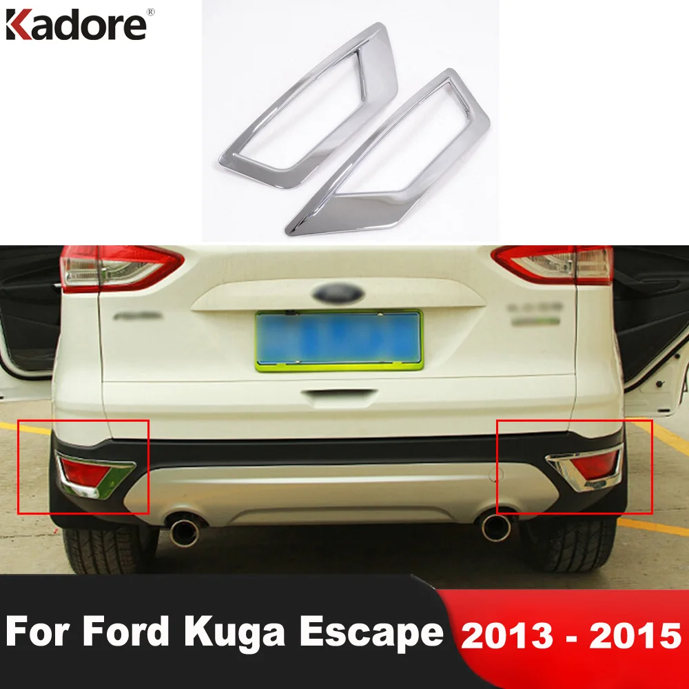 For Ford Kuga Escape 2013 2014 2015 ABS Chrome Car Rear Fog Light Lamp Cover Trim Tail FogLight Molding Trims Accessories 2pcs
For Ford Kuga Escape 2013 2014 2015 ABS Chrome Car Rear Fog Light Lamp Cover Trim Tail FogLight Molding Trims Accessories 2pcs