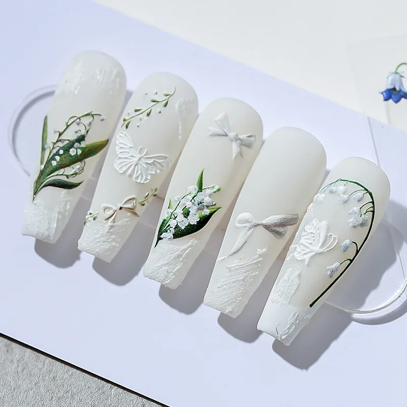 5D High Quality Flower Leaves Decals Stickers Ultra-Thin Adhesive Relief Pattern Slider For Nail Art Decoration 1 Sheet
5D High Quality Flower Leaves Decals Stickers Ultra-Thin Adhesive Relief Pattern Slider For Nail Art Decoration 1 Sheet