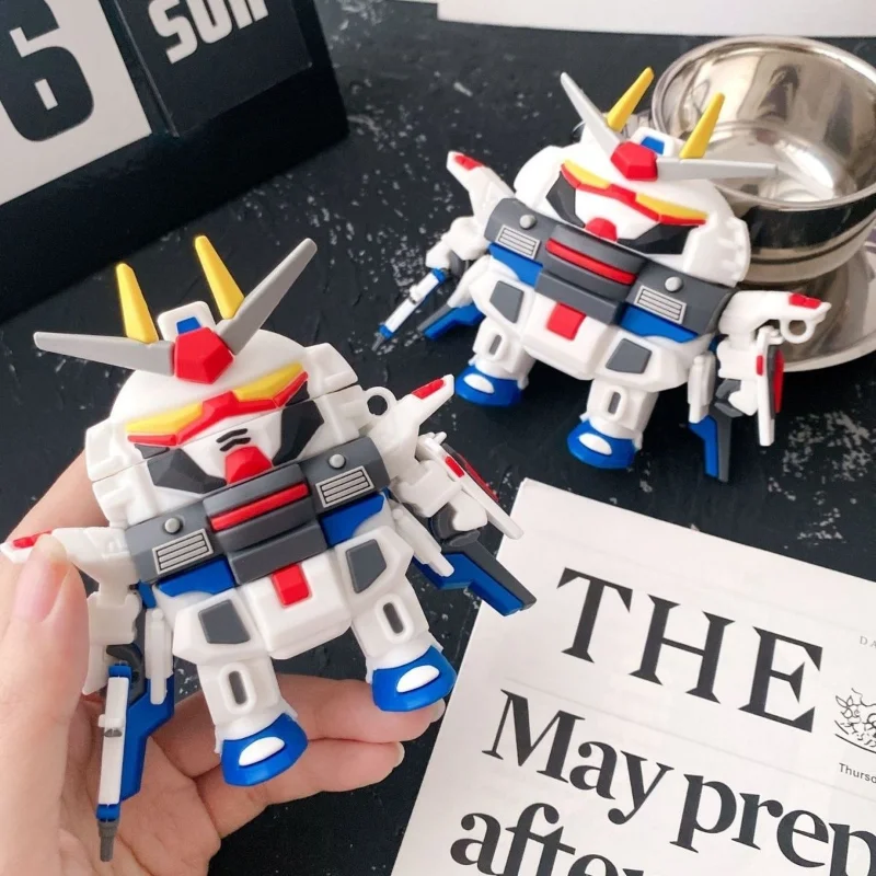 Защитный чехол для мобильного телефона Gundam Airpods 1/2/3 Pro, чехол для наушников с поддержкой Bluetooth, силиконовый защитный мягкий чехол