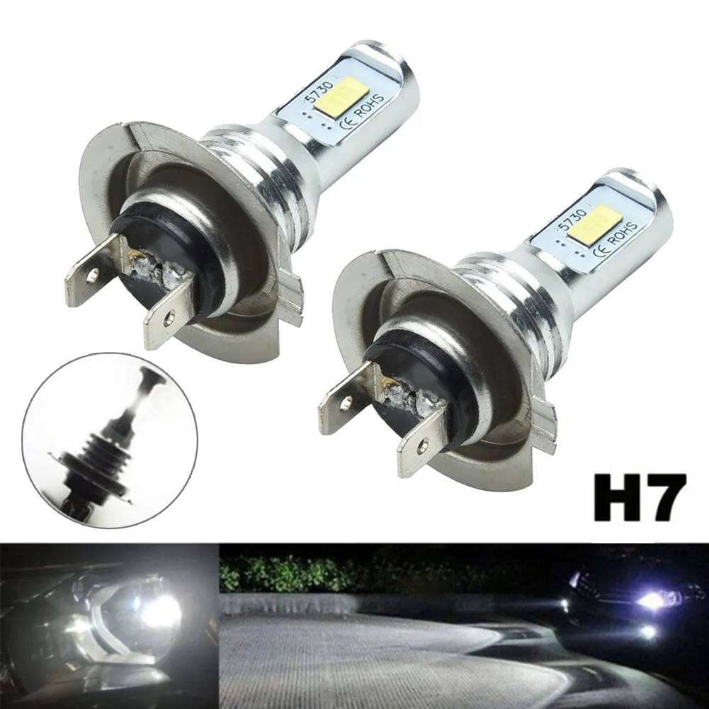 2pcs Car H7 Super Bright Headlights LED Bulbs Daytime Running Driving Fog LampS 6000K High/Low Beam 80W 8000LM 6000K Lights
2pcs Car H7 Super Bright Headlights LED Bulbs Daytime Running Driving Fog LampS 6000K High/Low Beam 80W 8000LM 6000K Lights