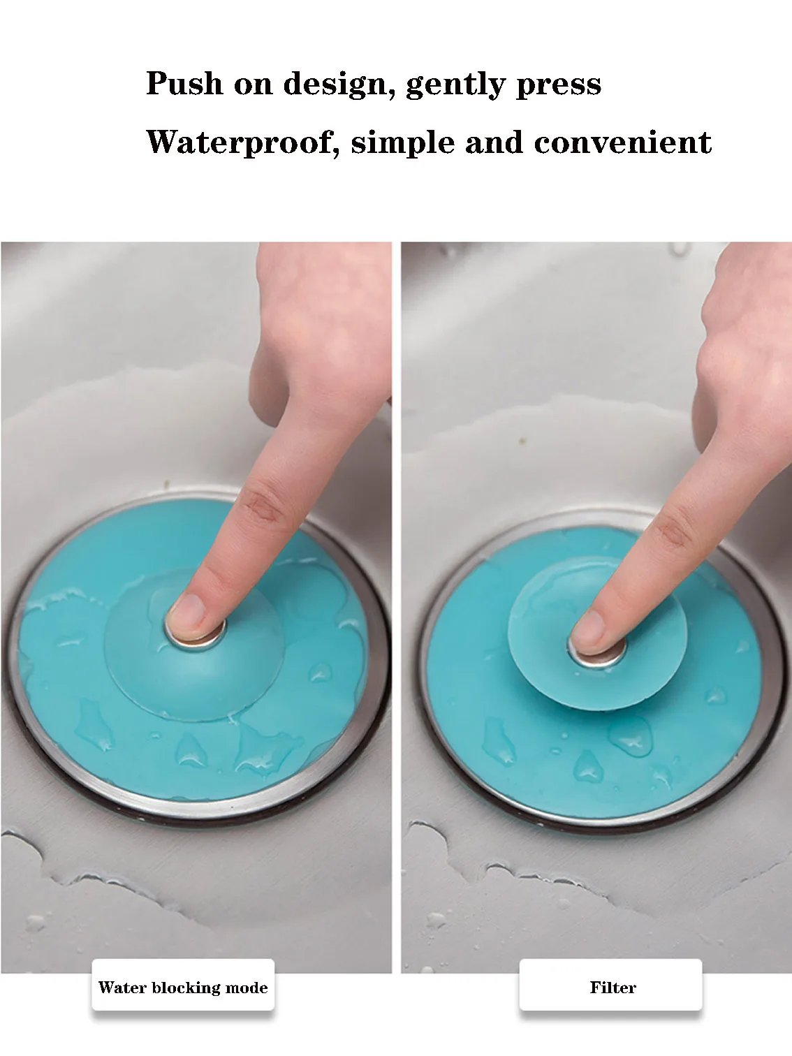 Kitchen Sink Plug Bathroom Sink Sewer Deodorizer Press Type Floor Drain Cover Sink Plug And Sink Plug To Block Water Leakage 
Kitchen Sink Plug Bathroom Sink Sewer Deodorizer Press Type Floor Drain Cover Sink Plug And Sink Plug To Block Water Leakage