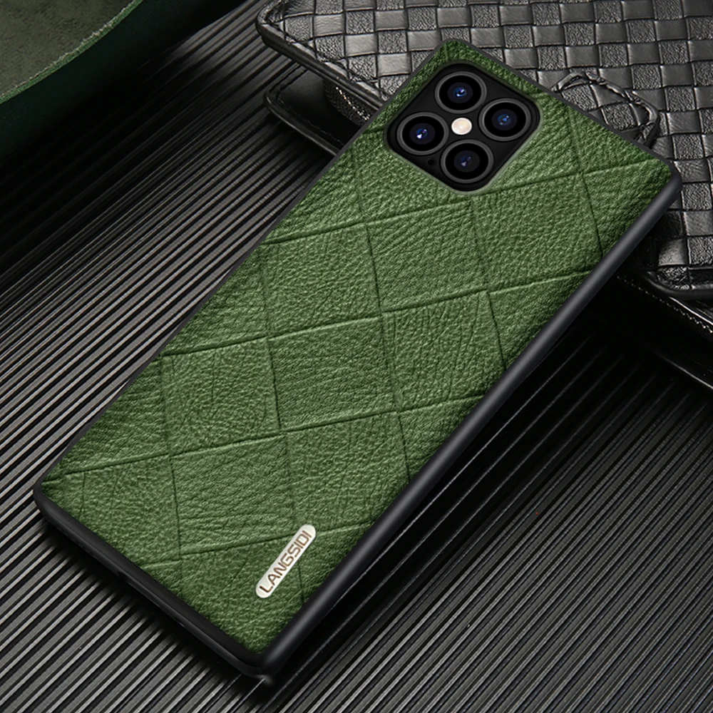 Genuine Leather Rhombus Grain Cell Phone Cases For Iphone 12 Pro Max 12 Max 11 Pro Max X Xs Max Xr 7 8 Plus Se 2020 Cover Case
Genuine Leather Rhombus Grain Cell Phone Cases For Iphone 12 Pro Max 12 Max 11 Pro Max X Xs Max Xr 7 8 Plus Se 2020 Cover Case