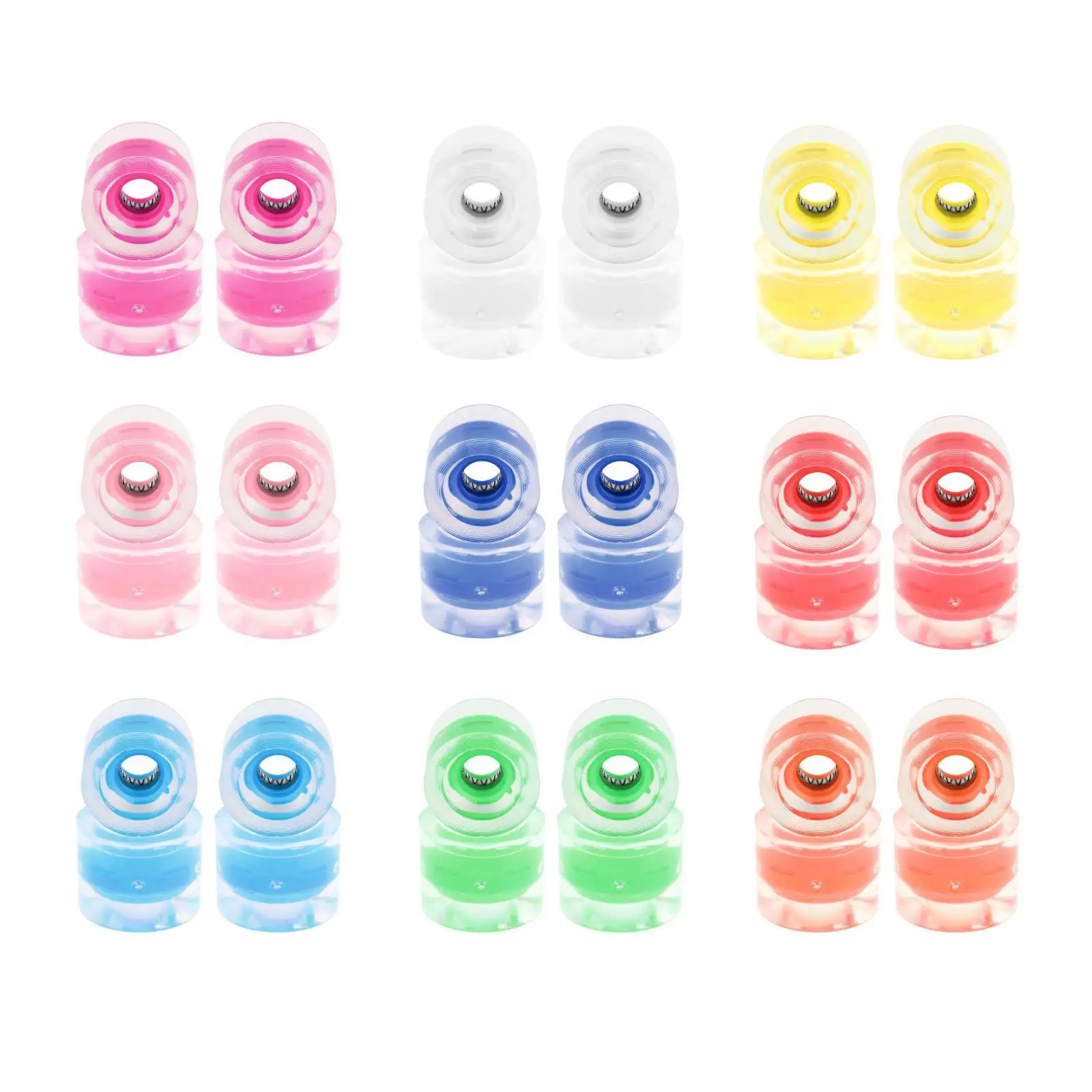 4Pcs Skateboard Longboard Wheels Glow at Skate Wheels for Double Row Skating and Skateboard Outdoor
4Pcs Skateboard Longboard Wheels Glow at Skate Wheels for Double Row Skating and Skateboard Outdoor