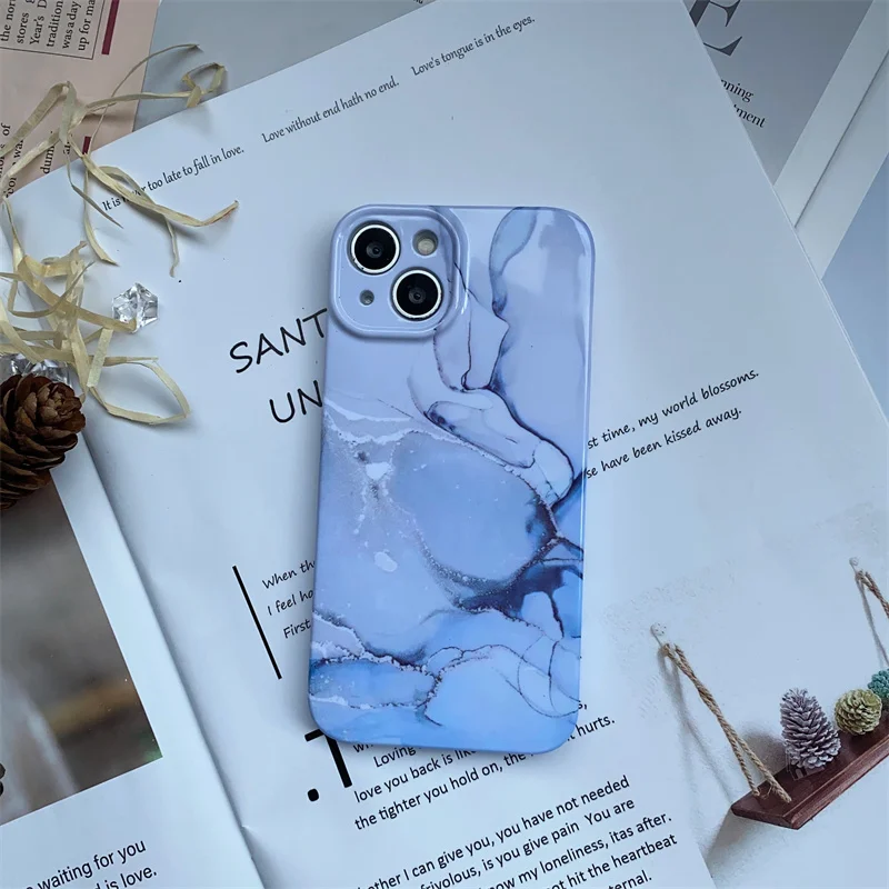 Suitable for iPhone 14 Pro Max 13 12 Mini 11 X XR XS 7 8 Plus Light Blue Marble Cute Shockproof Fall Protection Case Silicone
Suitable for iPhone 14 Pro Max 13 12 Mini 11 X XR XS 7 8 Plus Light Blue Marble Cute Shockproof Fall Protection Case Silicone