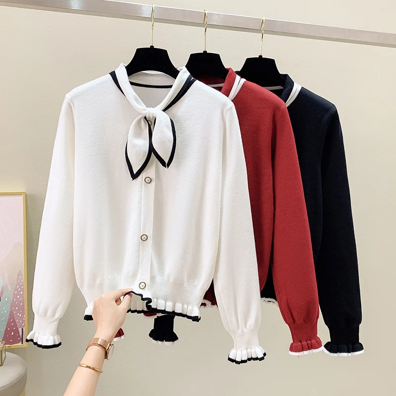 Contrast color bowknot chic sweater dress new winter French joker western style restoring ancient ways long-sleeved sweater
Contrast color bowknot chic sweater dress new winter French joker western style restoring ancient ways long-sleeved sweater
