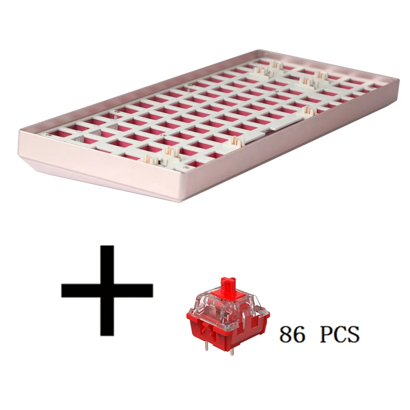 

Игровая механическая клавиатура TESTER84 + Проводная клавиатура Red Axis с функцией горячей замены
